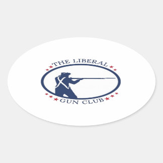 Hoja de Pegatinas del Liberal Gun Club Oval