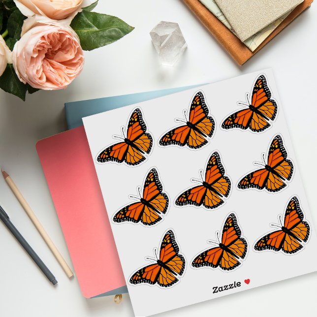 Hoja de Pegatinas del Monarch Butterfly Countour (Subido por el creador)