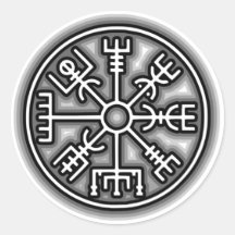 Hoja de Pegatinas ecológicos de Vegvisir