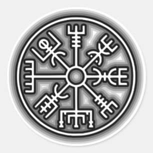 Hoja de Pegatinas ecológicos de Vegvisir