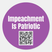 Hoja de pegatinas Impeachment es Patriótico