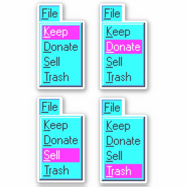 Hoja de Pegatinas Minimalismo 95 (Anverso)