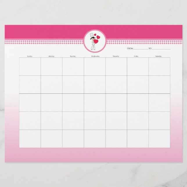 Hoja de planificación semanal de comidas (Anverso)