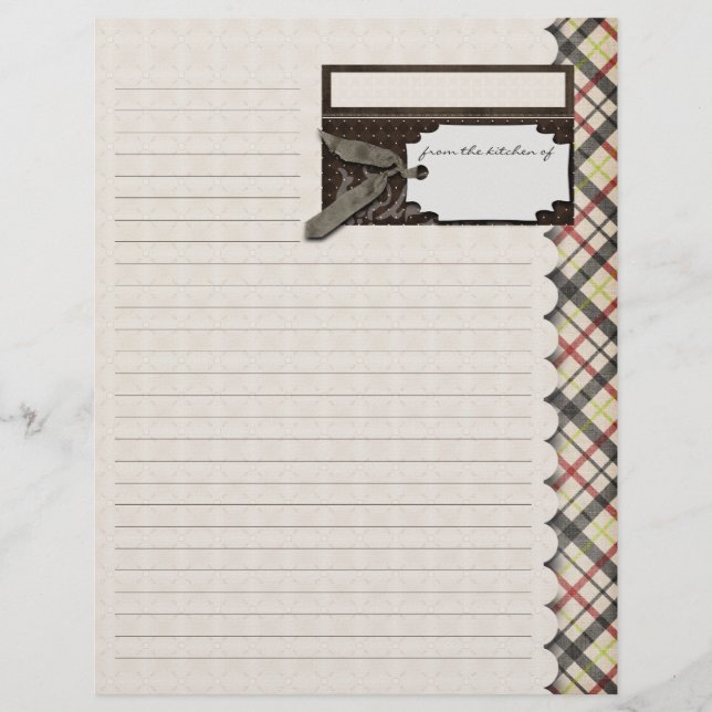 Hoja de Receta de Patrimonio / Volante (Anverso)