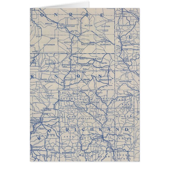 Hoja de ruta para bicicletas de Wisconsin (Frente)