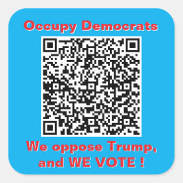 Hoja de seis pegatinas cuadrados de 3 pulgadas