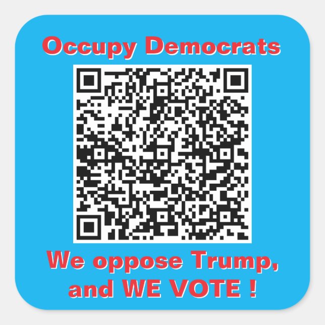 Hoja de seis pegatinas cuadrados de 3 pulgadas (Anverso)