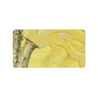 Hoja de sonido, etiqueta