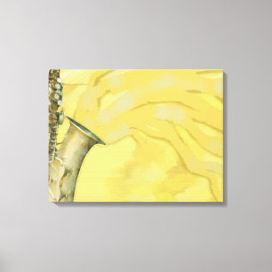 Hoja de sonido, lienzo