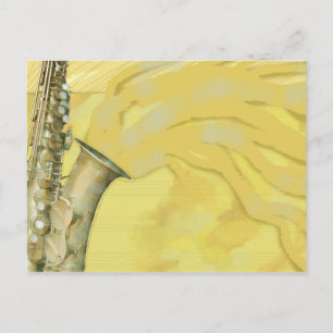 Hoja de sonido, postal