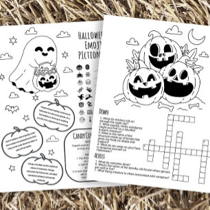 Hoja de trabajo de Halloween para niños