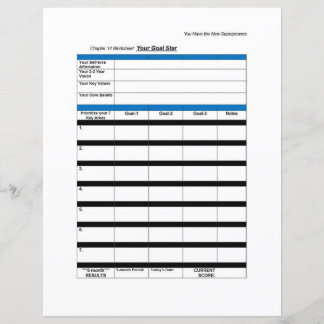 Hoja de trabajo de superpotencia: estrella de obje