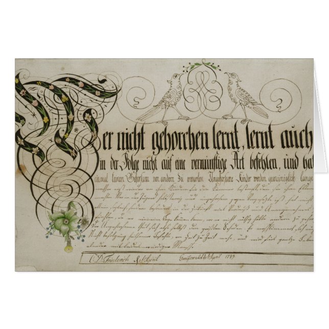 Hoja del álbum, 1789 (Anverso (Horizontal))