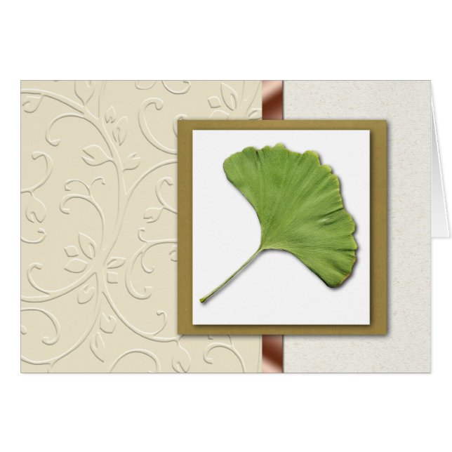 Hoja del Ginkgo (Anverso (Horizontal))