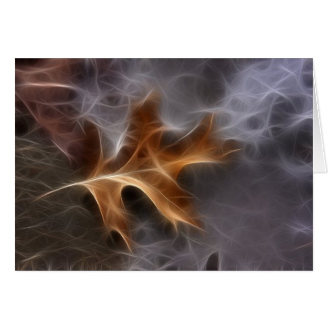 Hoja del roble en el hielo (Anverso (Horizontal))