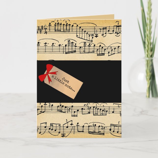 Hoja editable de música, sólo una pequeña nota (Anverso)
