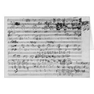 Hoja manuscrita de la cuenta para el opus del