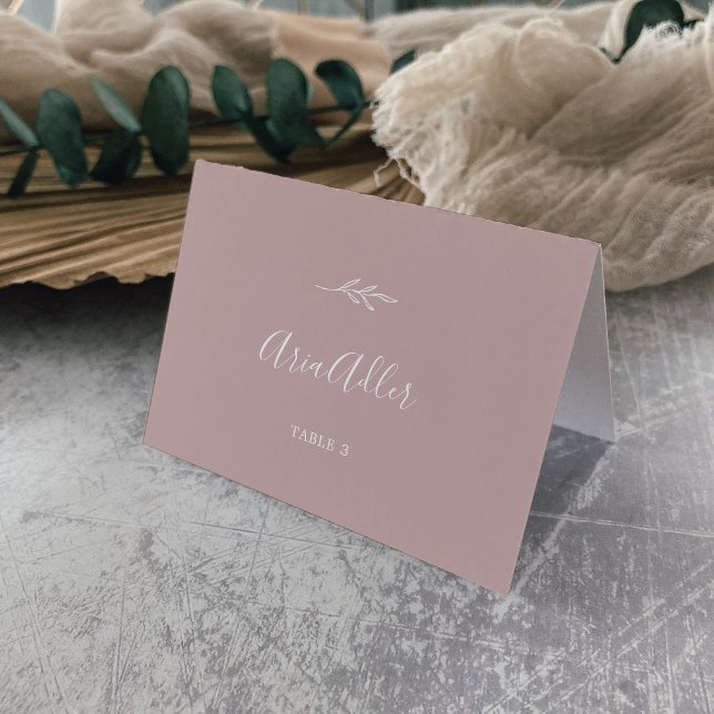 Hoja mínima | Dusty Rosa de las tarjetas de la pla (Subido por el creador)