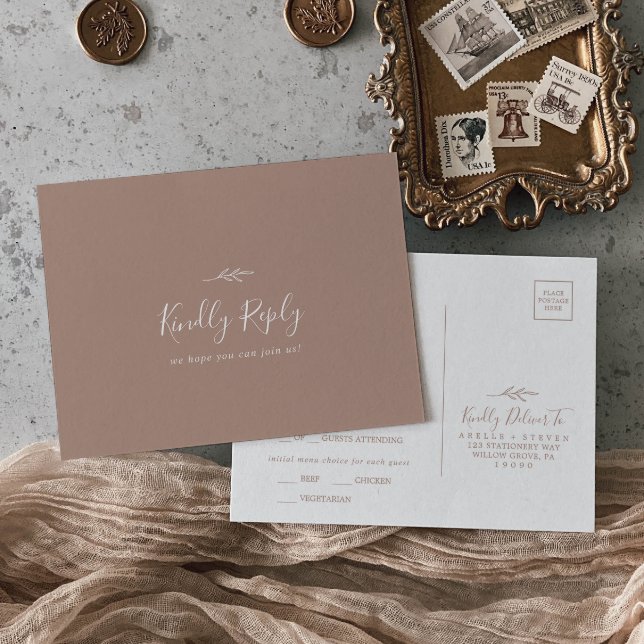 Hoja mínima | Postales de selección de menú neutra (Subido por el creador)