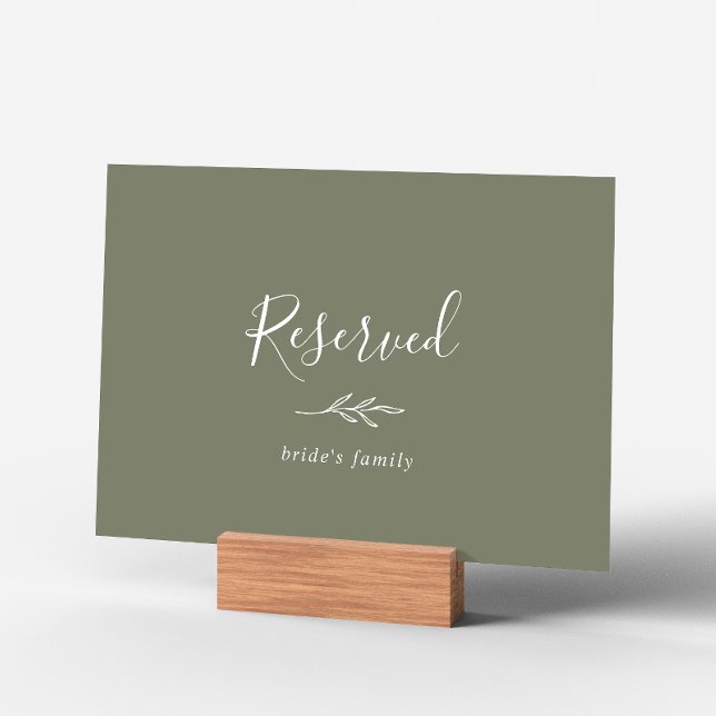 Hoja mínima | Rótulo reservado verde oscuro (Subido por el creador)