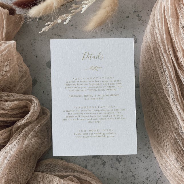 Hoja mínima | Tarjeta de inscripción para detalles (Subido por el creador)