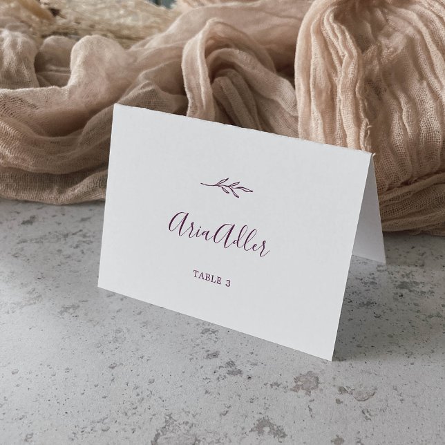 Hoja mínima | Tarjetas de plaza de invitado de pla (Subido por el creador)