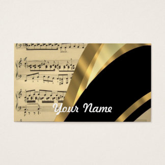 Hoja musical elegante