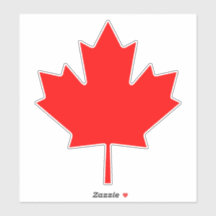 Hoja Pegatina de hoja de arce Hoja de vinilo Decal