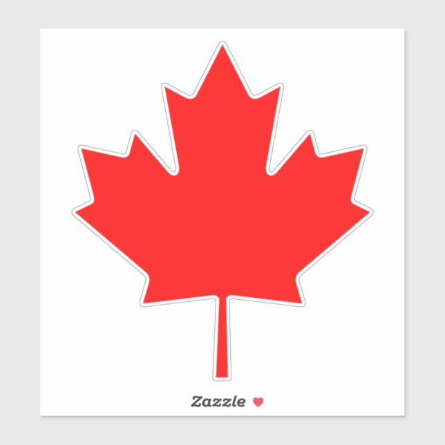 Hoja Pegatina de hoja de arce Hoja de vinilo Decal (Hoja)