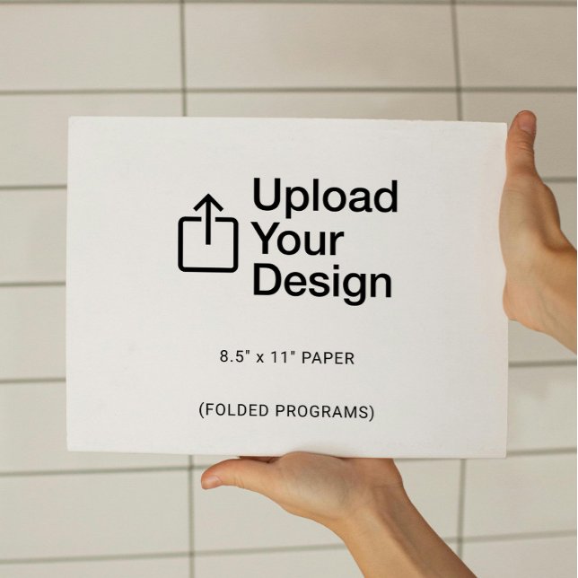 Hoja plana de 8,5" x 11" - Programas plegados (Subido por el creador)