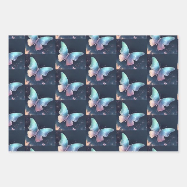 Hoja plana de ajuste de mariposa de bonito de 3 (Anverso)