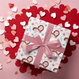 Hoja plana de envolver de mamá de 3 hojas