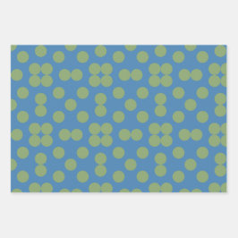 Hoja plana de envolvimiento geométrico de 3 hojas