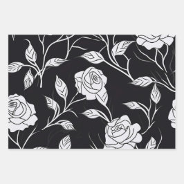 Hoja plana de papel de ajuste de Rosa de bonito de