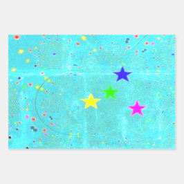 Hoja plana de papel de envolvimiento "a la moda" d