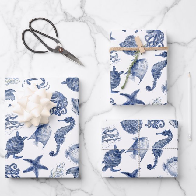 Hoja plana de papel de envolvimiento de la costa a (Anverso)