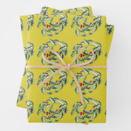 Hoja plana de papel de envolvimiento hueco de 3