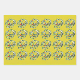 Hoja plana de papel de envolvimiento hueco de 3