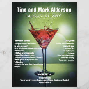 Hoja promocional de Bartender Hosting