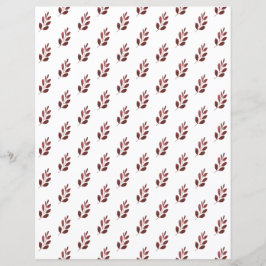 Hoja simple de papel de cuaderno de hojas de borgo