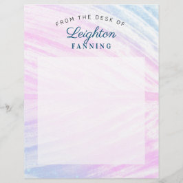 Hoja tropical pintada