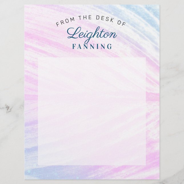 Hoja tropical pintada (Anverso)