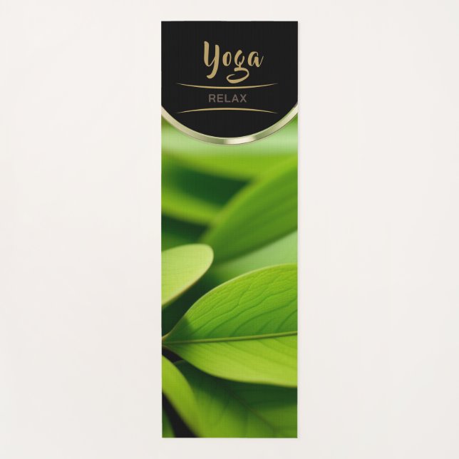 Hoja verde de jardín - Yoga Mat (Anverso)