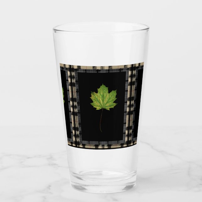 HOJA VERDE EN NEGRO (Anverso)