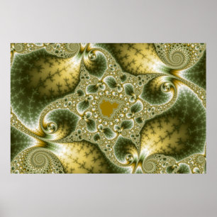 Hoja Y Oro - Arte Fractal