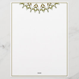 Hojas acuáticas Art Deco