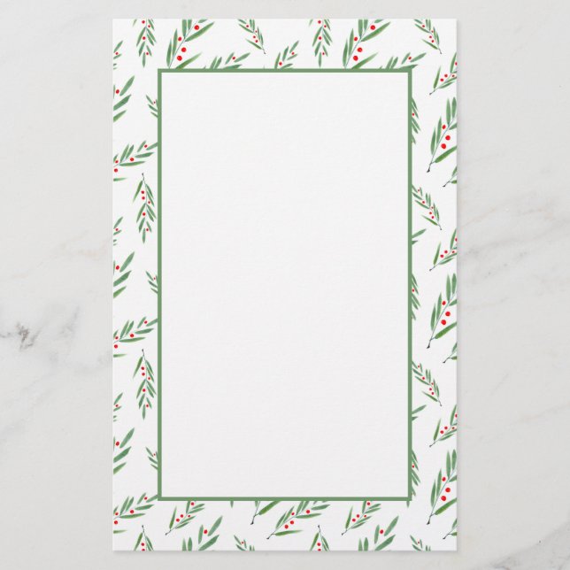 Hojas acuáticas y bayas (Anverso)