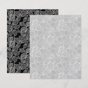 Hojas blancas con papel de cuaderno de plata