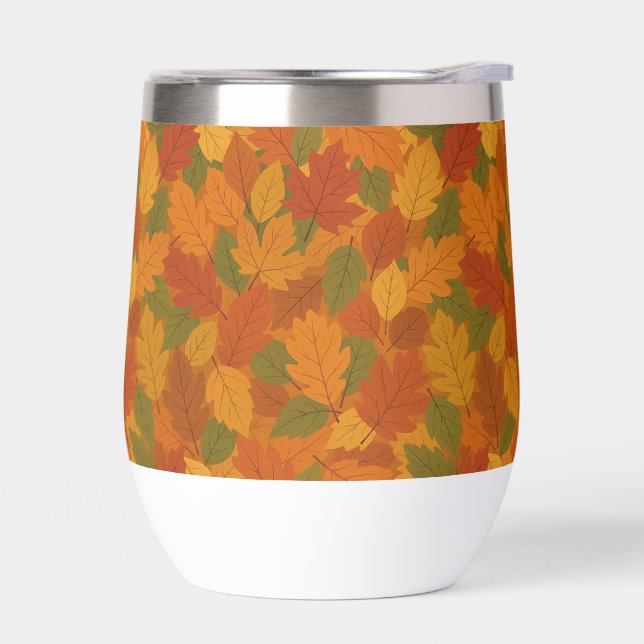 Hojas clásicas de otoño con estampado (Izquierdo)
