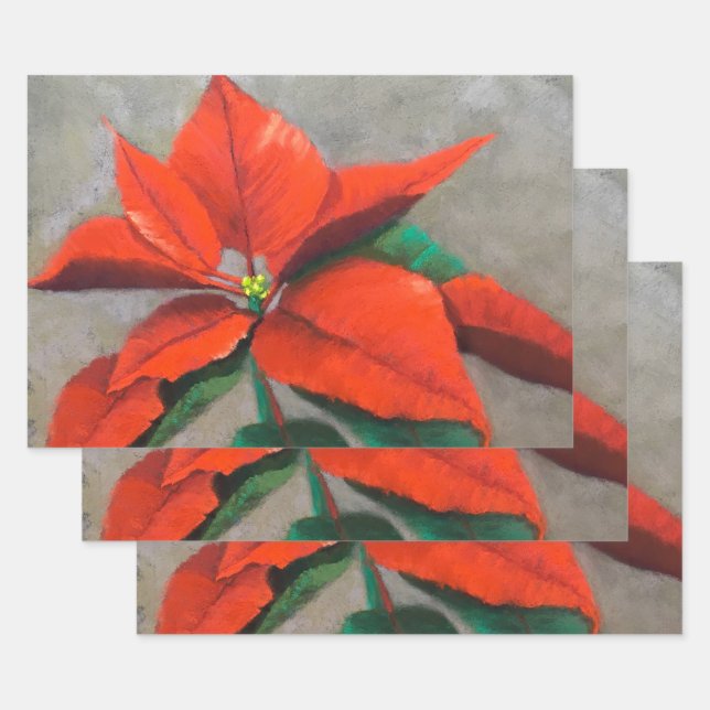 Hojas de ajuste de regalo para Navidades de Poinse (Set)